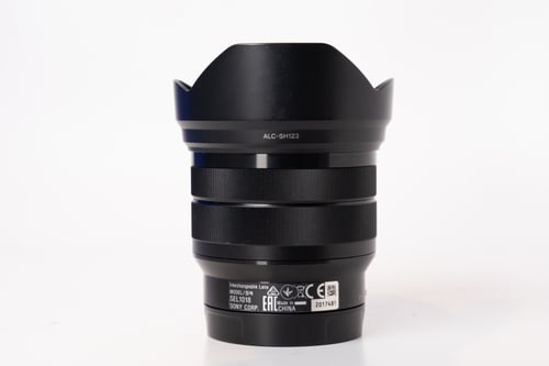 thumbnail-2 for Sony E 10-18mm F/4 OSS Lens w/ Hood, Box, and B+W UV