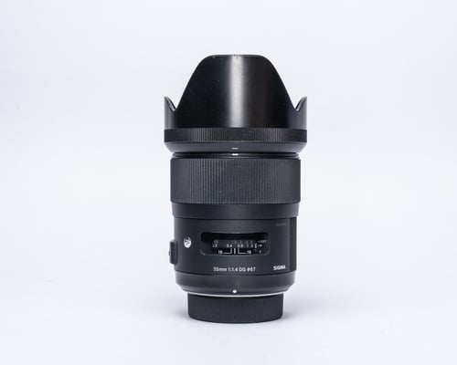 Sigma Art 35mm f/1.4 DG Lens w/Hood for Nikon F