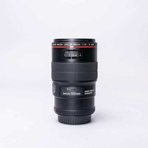 thumbnail-1 for Canon EF 100mm f/2.8 L Macro Lens w/Hood