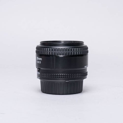 thumbnail-1 for Nikon 28mm F/2.8D Lens w/ HN-2 Hood