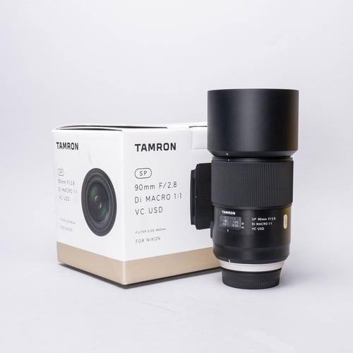 thumbnail-0 for Tamron 90mm f/2.8 Di Macro VC USD Lens w/Original Box