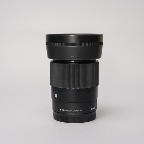 Sigma Contemporary 30mm f/1.4 DC DN Lens w/Hood for Canon EF-M