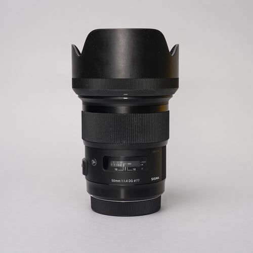 thumbnail-0 for Sigma Art 50mm f/1.4 Lens w/Hood for Canon EF