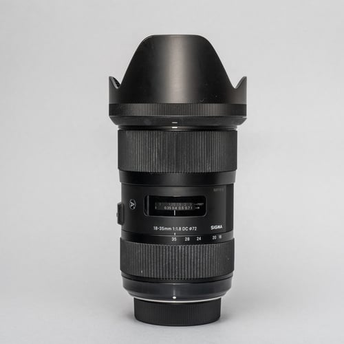 Sigma Art 18-35mm f/1.8 DC Lens w/Hood for Nikon DX