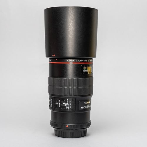 thumbnail-3 for Canon EF 100mm f/2.8 L Macro IS USM Lens w/Hood