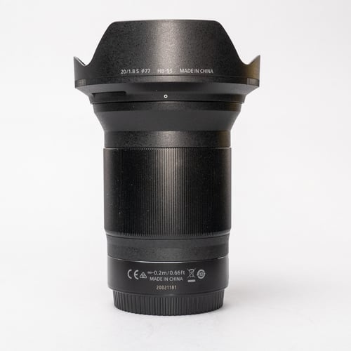 thumbnail-2 for Nikon Z 20mm f/1.8 S Lens w/Hood