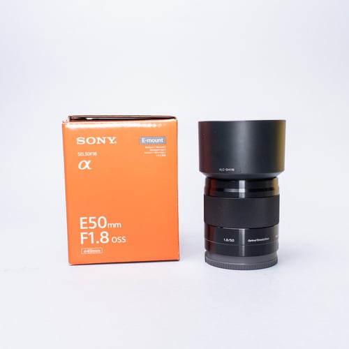 Sony E 50mm f/1.8 OSS w/Original Box