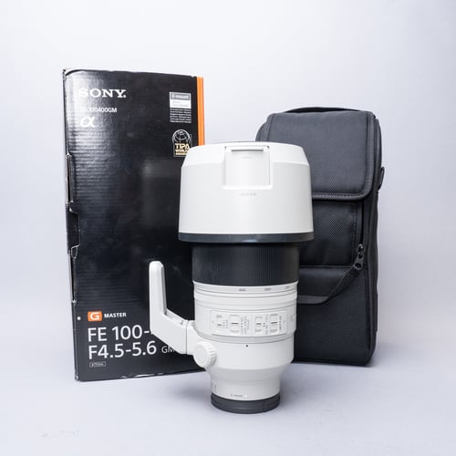 Sony FE 100-400mm f/4.5-5.6 G OSS Lens w/Hood + Original Box
