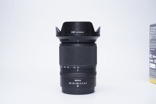 thumbnail-0 for Nikon Z DX 18-140mm f/3.5-6.3 Lens w/JJC Hood