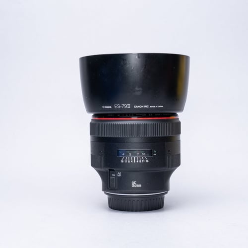 Canon EF 85mm f/1.2 L II Lens w/Hood