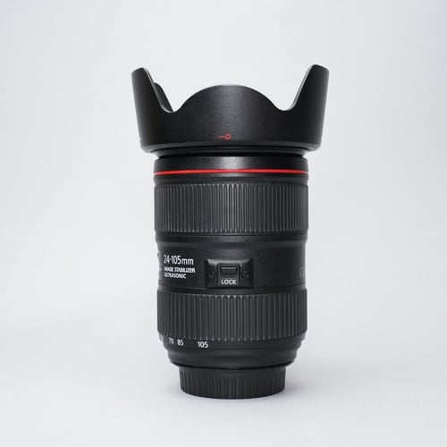 thumbnail-1 for Canon EF 24-105mm F4L Lens w/Hood **SEE NOTES**