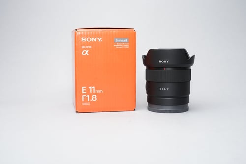 Sony E 11mm 1.8 Lens w/Original Box