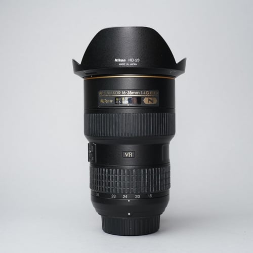 View Nikon AF-S NIKKOR 16-35mm f/4 G ED VR Lens w/Hood Nikon AF-S NIKKOR 16-35mm f/4 G ED VR Lens w/Hood