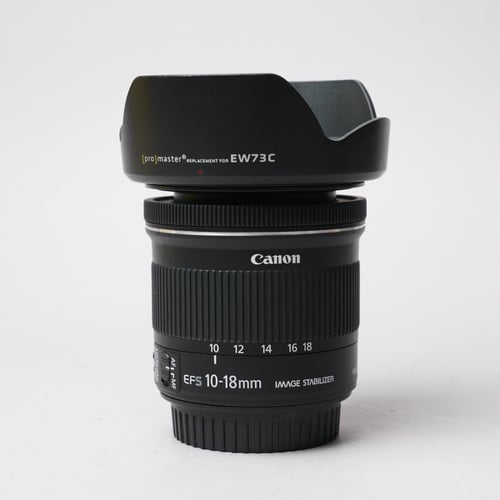 View Canon EF-S 10-18mm F/4.5-5.6 IS STM Canon EF-S 10-18mm F/4.5-5.6 IS STM