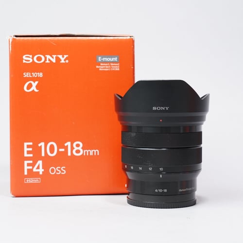 Sony E 10-18mm f/4 oss