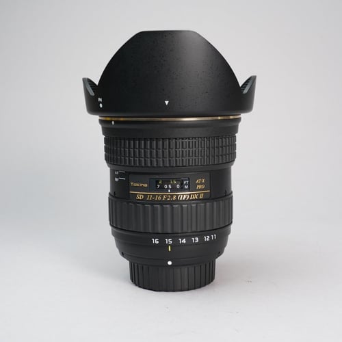 Tokina 11-16mm F/2.8 DX II Lens w/Hood for Nikon F