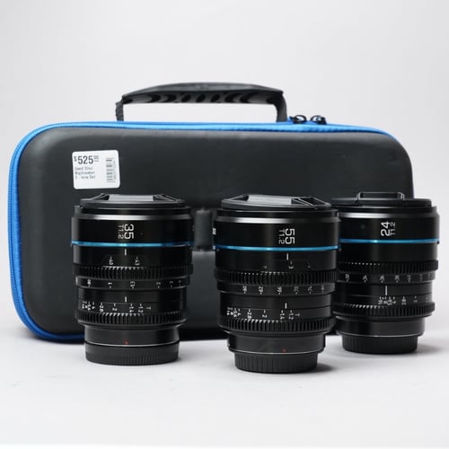 Sirui Nightwaker 3-lens Set for Sony E-Mount