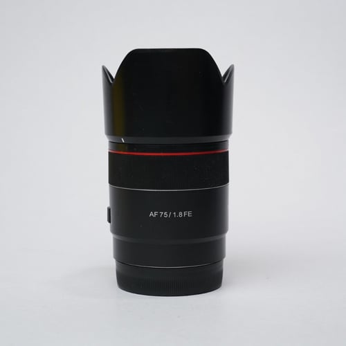 Samyang 75mm F/1.8 Lens w/Hood for Sony FE