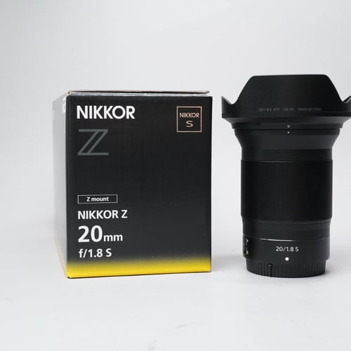 Nikon Z 20mm F/1.8 S Lens w/Original Box