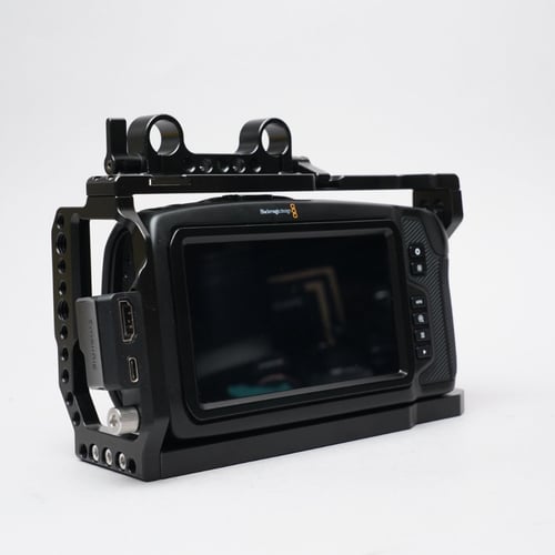 thumbnail-1 for Blackmagic Pocket Cinema 4K w/ Cage - MFT Mount