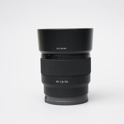 Sony FE 50mm F/1.8 Lens w/Hood
