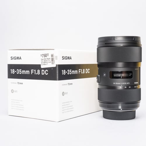 Open Box Sigma 18-35mm f/1.8 DC HSM Art Lens for Nikon F