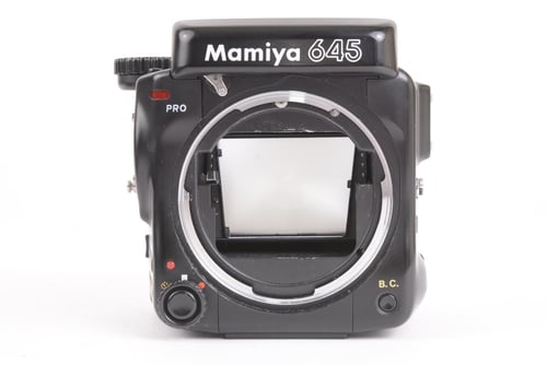 thumbnail-2 for Mamiya 645 Pro w/80mm / Prism Fdr / srvcd 8/24 EPF #I1376 GOOD