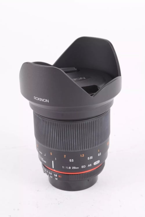 thumbnail-6 for Rokinon 20mm f/1.8 for Nikon AE #18681 EXCELLENT