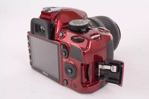 thumbnail-2 for Nikon D3100 Red w/18-55mm