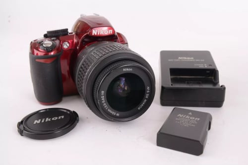 thumbnail-5 for Nikon D3100 Red w/18-55mm