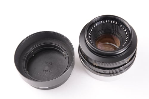 Leica R 50mm Summicrom-R f/2 2 Cam #12590 GOOD