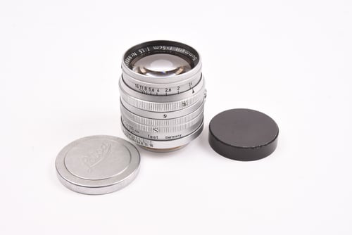 Leica LTM 50mm f/1.5 Summarit cleaned YYE 1/26 #99611