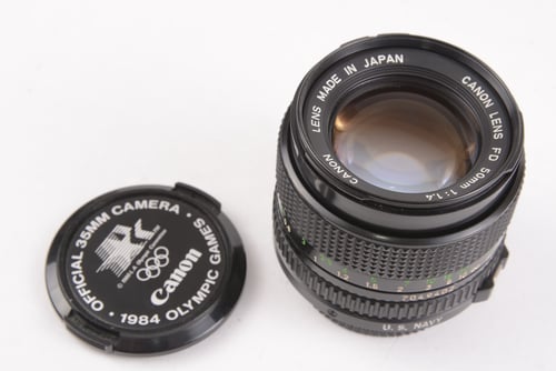 Canon FD 50mm f/1.4 US NAVY #49402 EXCELLENT