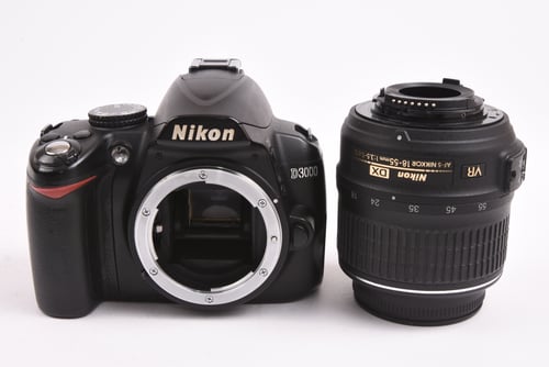 thumbnail-4 for Nikon D3000 w/18-55mm