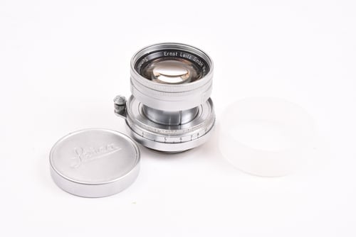 Leica LTM 50mm Summicron Collapsible srvcd yye 1/26 #17362