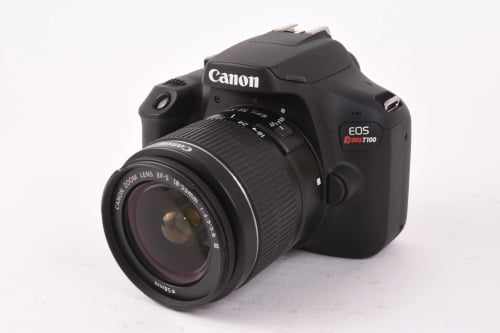 Canon Rebel T100 w/18-55mm SC:200 #03732 O5 M5 C5