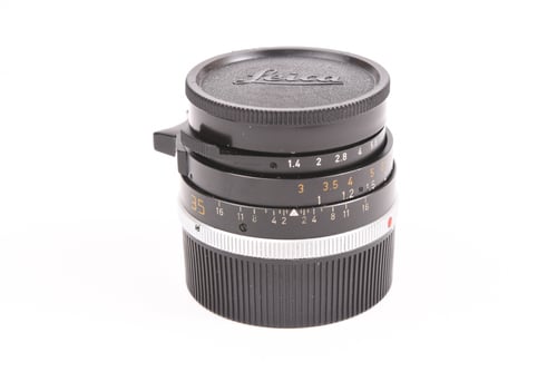 thumbnail-1 for Leica 35mm f/1.4 Summilux Black w/hood box 11870 Sevcd DAG 2-26 #81729