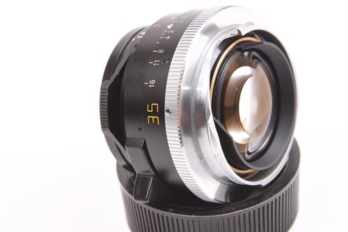 thumbnail-5 for Leica 35mm f/1.4 Summilux Black w/hood box 11870 Sevcd DAG 2-26 #81729