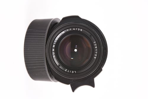 thumbnail-8 for Leica 35mm f/1.4 Summilux Black w/hood box 11870 Sevcd DAG 2-26 #81729