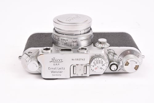 thumbnail-7 for Leica IIIF Body Chrome w/Summitar 5cm f/2 Hexa Diaphram (1952)#92742