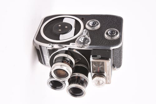thumbnail-2 for Bolex Paillard D8L w/ Yvar 36mm f/2.8 / 13mm f/1.8 / Pizar 5.5mm f/1.9