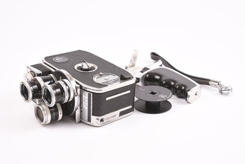 Bolex Paillard D8L w/ Yvar 36mm f/2.8 / 13mm f/1.8 / Pizar 5.5mm f/1.9