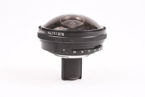 thumbnail-5 for Nikon Non-AI Fisheye-Nikkor 7.5mm f/5.6 w/ Finder #51878 03 M5 C4 (bug and separation)