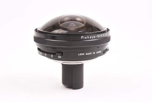 thumbnail-4 for Nikon Non-AI Fisheye-Nikkor 7.5mm f/5.6 w/ Finder #51878 03 M5 C4 (bug and separation)