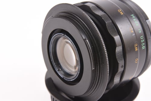 thumbnail-6 for Helios-44-2 58mm f/2 Jupiter Adapter to Canon EOS "De-Clicked" SCRATCH RE