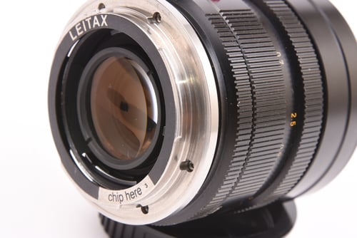 thumbnail-6 for Leica R 90mm f/2 Adapted to Canon EF "De Clicked" #60824 O4 M5 C5 (Minor Dust)