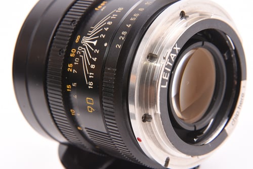 thumbnail-5 for Leica R 90mm f/2 Adapted to Canon EF "De Clicked" #60824 O4 M5 C5 (Minor Dust)