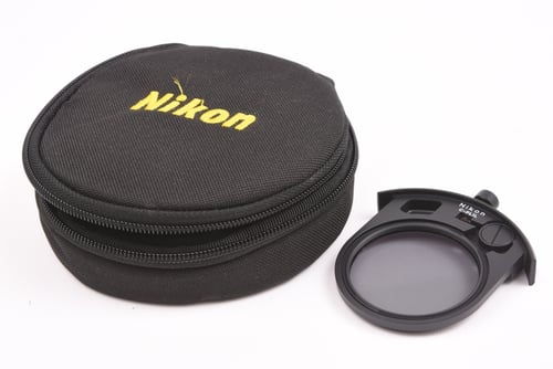 Nikon C-PL C-PL1L Circular Polarizer Slip In Nikon w/Case O5 M5 C5