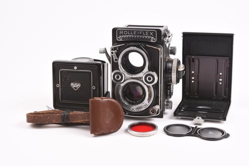 Rolleiflex 3.5F w/ 75mm O3 M5 C3 #06884