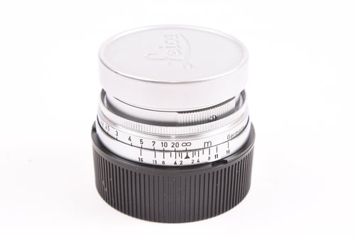 thumbnail-2 for Leica LTM 50mm f/2 Collapsible Ver I SOOIC w/M Adapt Haze/Clean Mks